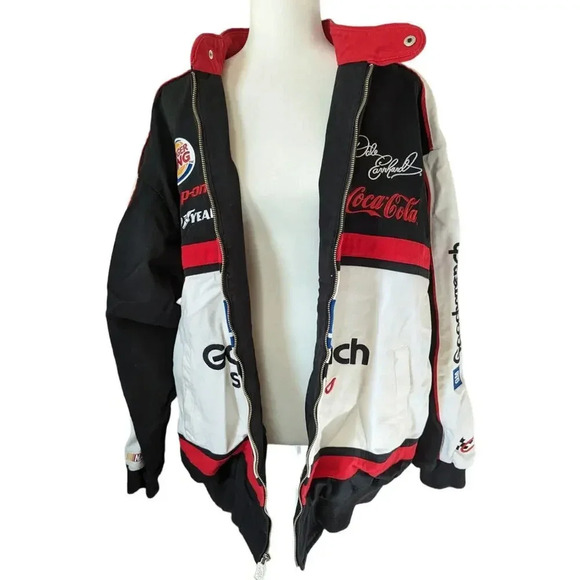 Vintage Nascar Racing Jacket Size XL Dale Earnhardt Sr. - Picture 8 of 9